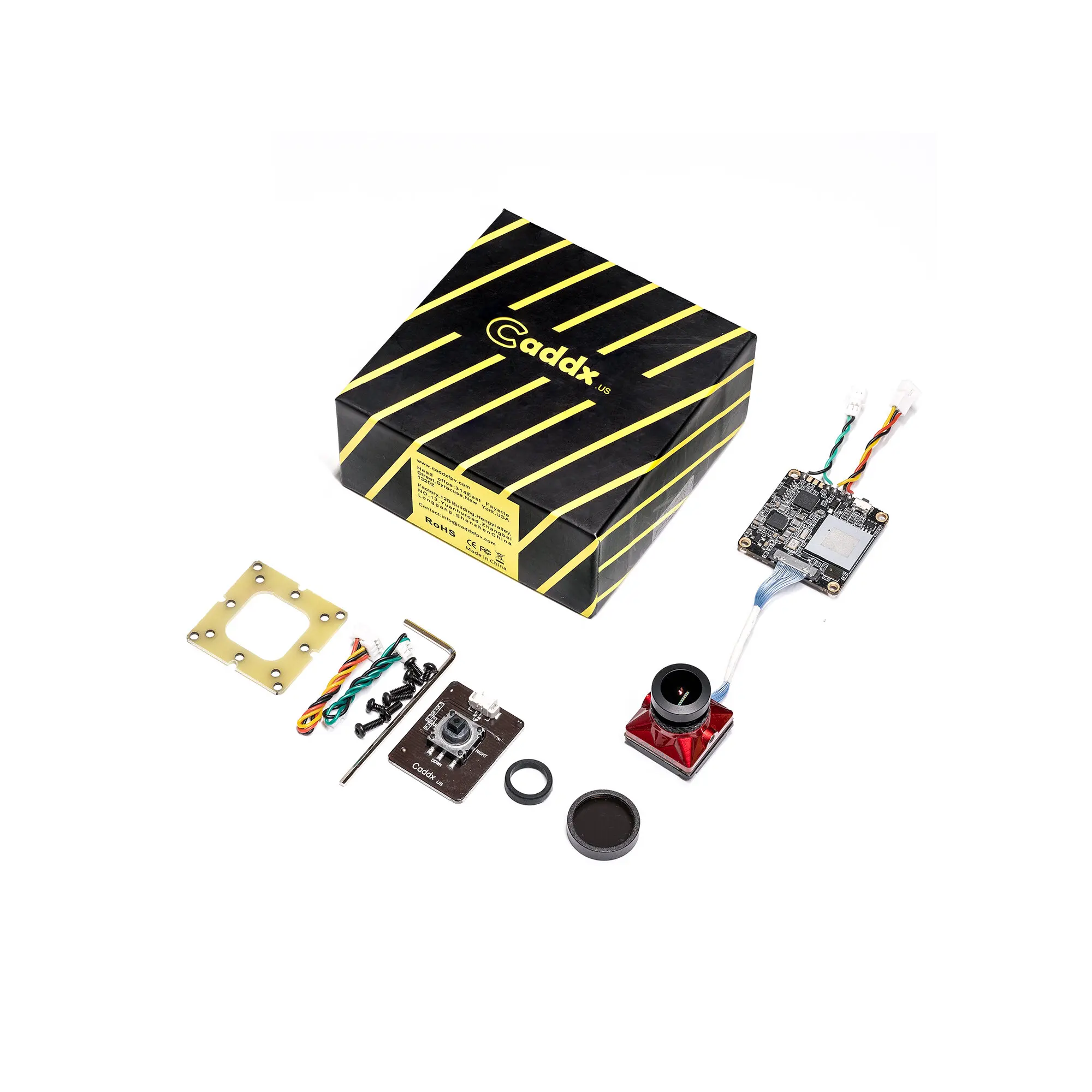 

19x19mm 16g Caddx Loris 4K Micro 800TVL 4K 60fps HD 160FOV 2.1mm Digital Microphone FPV Camera ND Filter for FPV Racing Drones