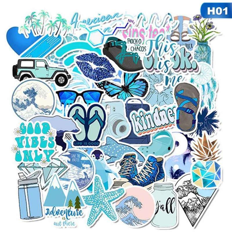 50 шт. летние наклейки Kawaii для детских игрушек водонепроницаемые ноутбука