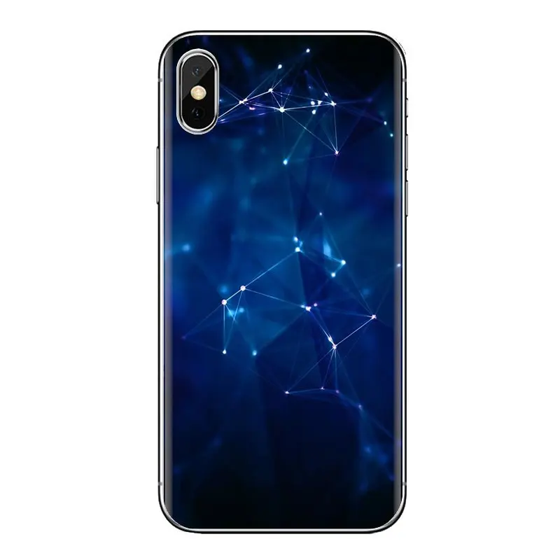 Transparent TPU Housing Blue C4D Wallpaper For iPhone XS Max XR X 4 4S 5 5S 5C SE 6 6S 7 8 Plus Samsung Galaxy J1 J3 J5 J7 A3 A5 |