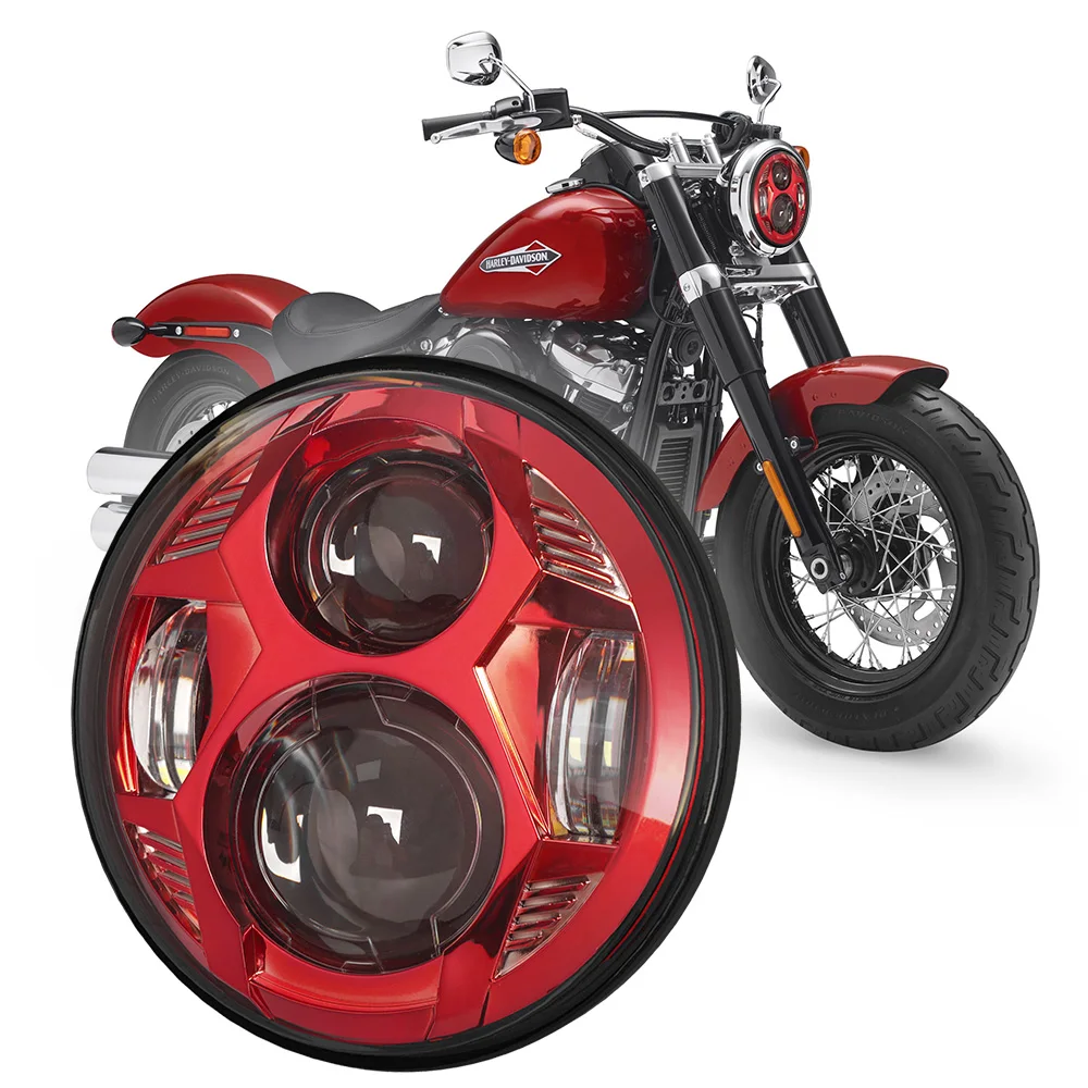 Светодиодная фара Osram для мотоцикла Harley FXR2 R3 R4 FLSTSB FLSTSC FLSTSE 5 75 дюйма 51 Вт| |