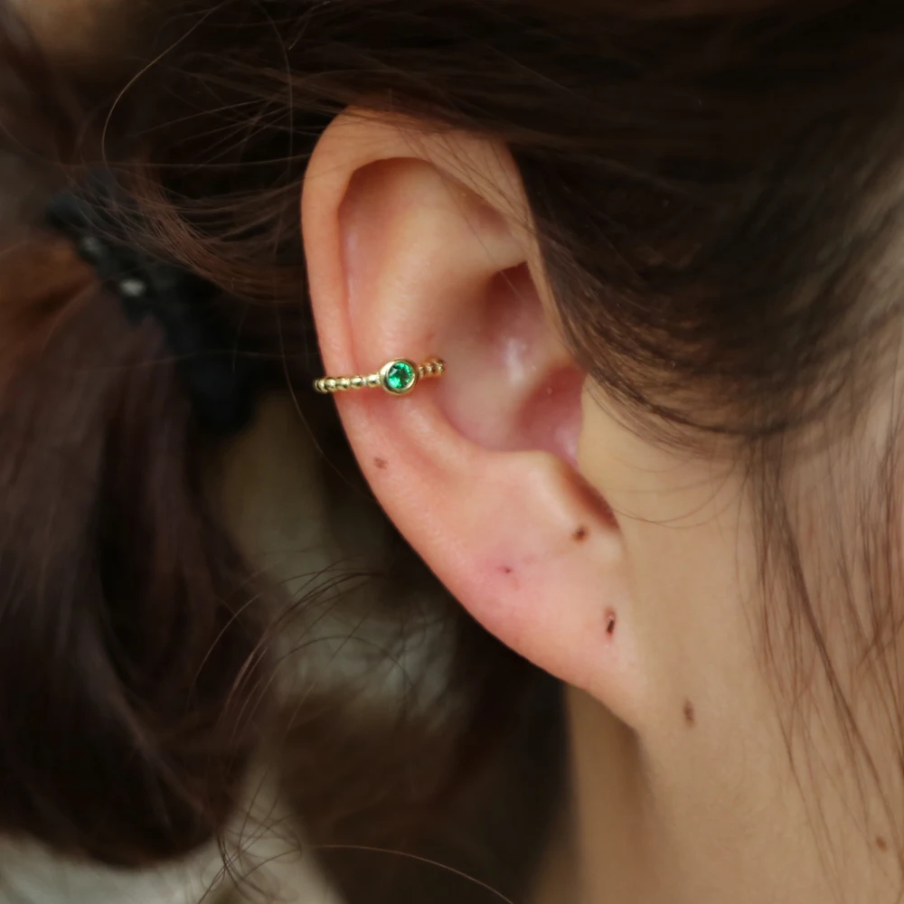 Серьги клипсы серебряные 4 цвета 1 шт.|Серьги-клипсы| |