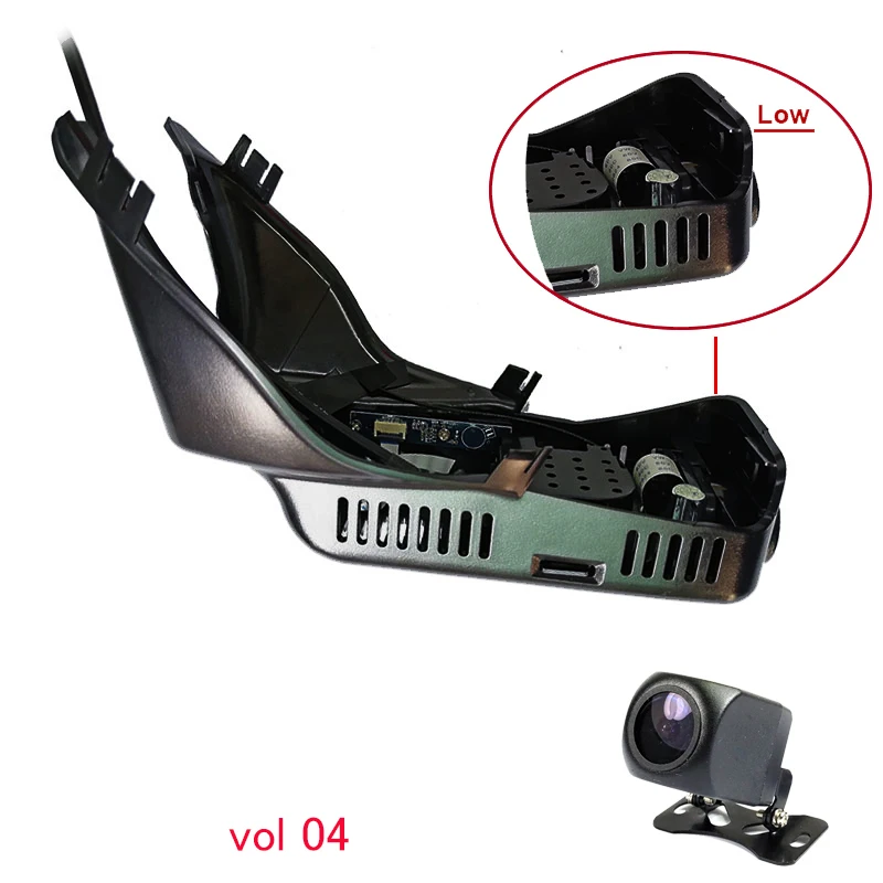 6009volvo04 Dual 1080P HD Автомобильный Wifi DVR приложение управление для Volvo XC60 Высокая Настройка низкая версия 2009 2010 2012 2013 регистратор Dash dvr - Название цвета: 6009volvo04 Dual