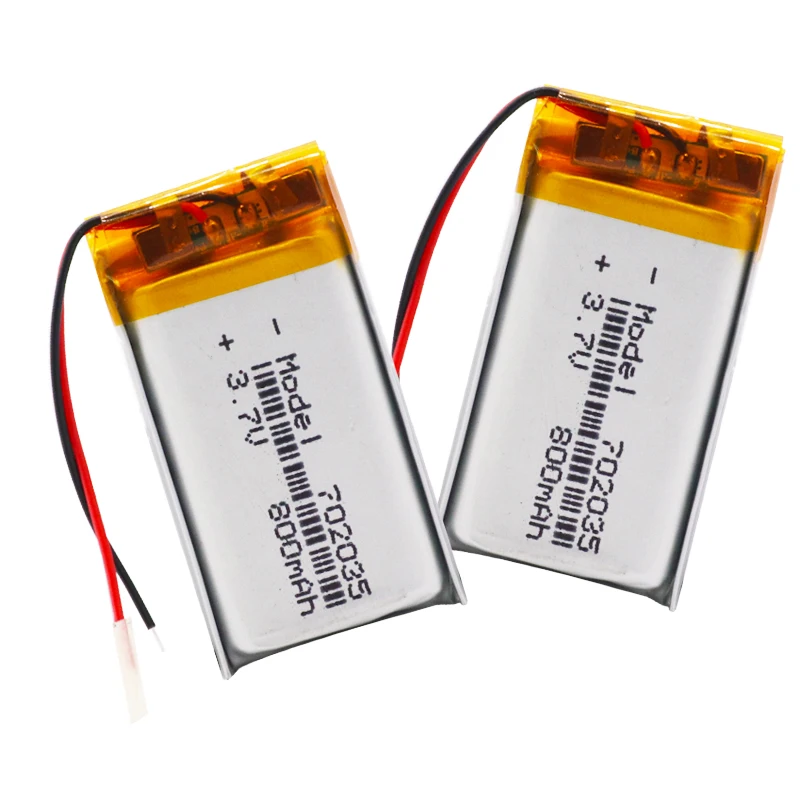 Полимерная литий ионная батарея 3 7 V 702035 может быть настроена оптом CE FCC ROHS MSDS