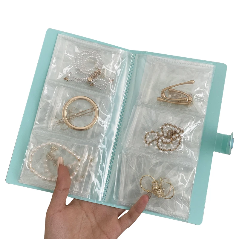 2021 new Transparent Jewelry Storage Book High Clear Small Plastic Gifts Jewelry Zip-lock Bag Reclosable Transparent sealed bag