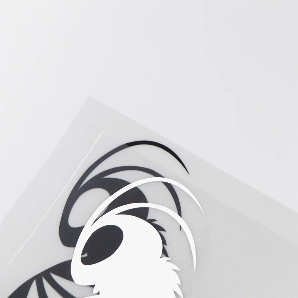 

YOJA 13.714.9CM Vinyl Decal Vogue Wasp Pattern Cartoon Animals Car Stickers Black/Silver 19C-0175