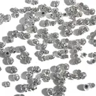 Бусины из тибетского металла под античное серебро 20-50 шт., 2-5 мм, бусины для молитв ручной работы, для самостоятельного изготовления ювелирных изделий браслетов Nekclace