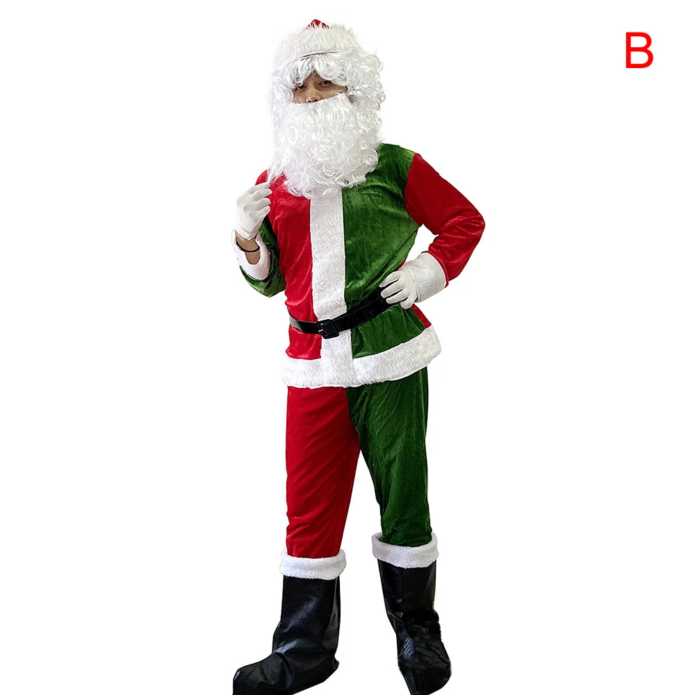 

Durable Santa Claus Costume Set For Men Christmas Party Outfit Cosplay Dress GRSA889