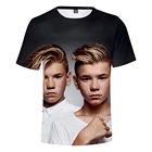 Футболка с 3D-принтом Маркуса и мартинуса для мужчин и женщин, новинка 2021, летняя повседневная крутая уличная одежда, футболки оверсайз