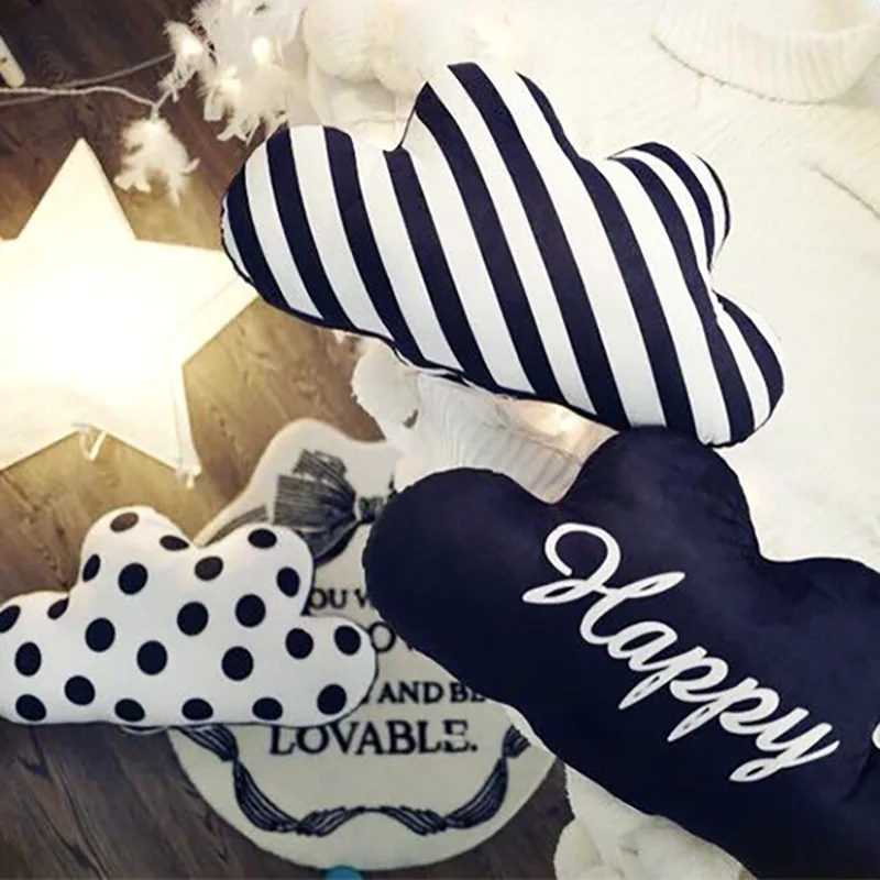 

Kids Crib Bumper Baby Cuddle Pillow Room Decor Protection Pad Pillows Star Cloud Cute Bed Pad BXX054