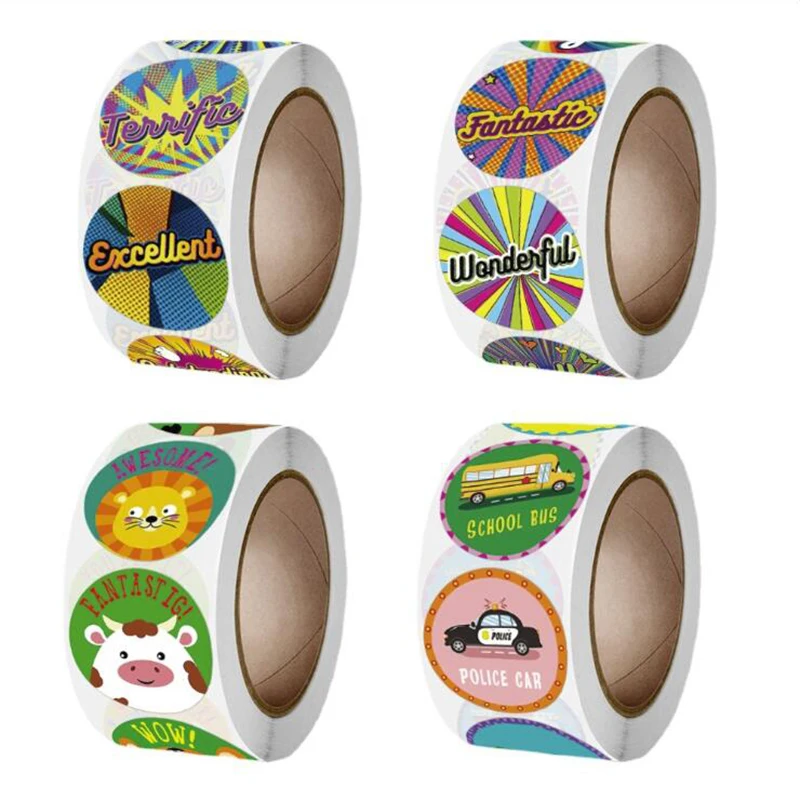 

50 500 шт., бумажные наклейки в клетку