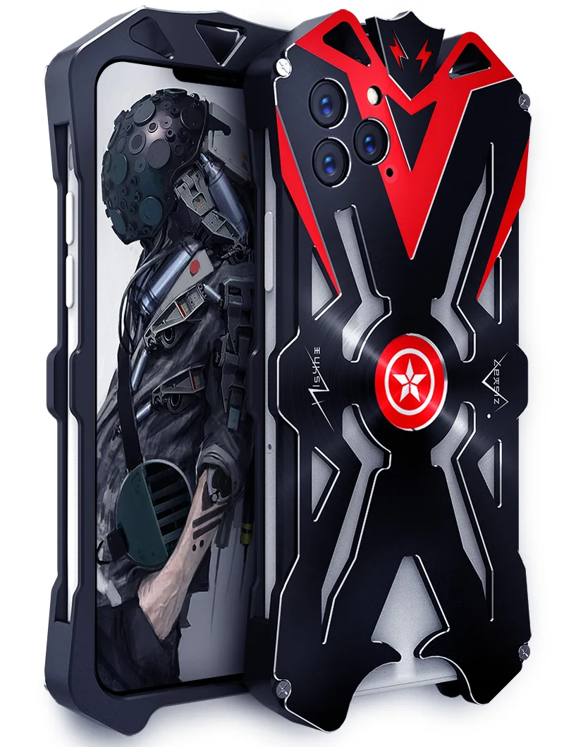 Чехол для apple iphone 11 pro Max Роскошный Алюминиевый металлический бампер рамка