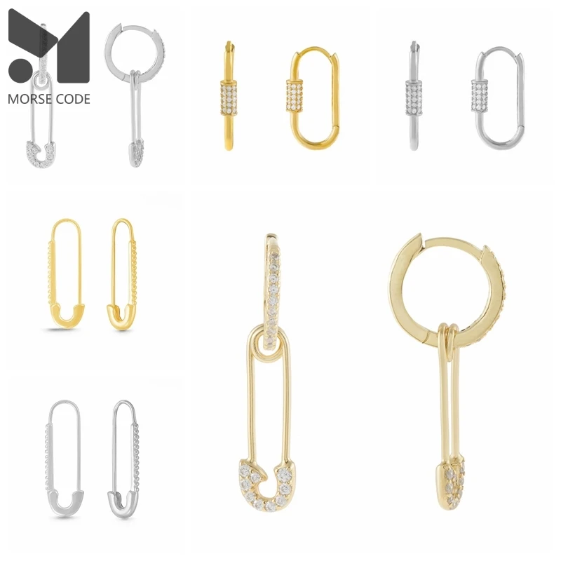 

MC Необычные клип серьги обручи Циркон 925 пробы серебро Для женщин серьги новые творческие Uniqe Нерегулярные тонкие Pendientes