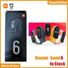Фитнес-трекер Xiaomi Band 6 Mi band 6, в наличии дюйма, с измерением кислорода в крови, AMOLED-дисплей, пульсометр, новый браслет