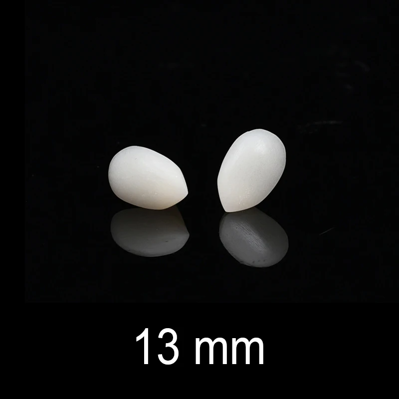 13mm 1pair Зубы вампира клыки протезы реквизит Хэллоуин косплей костюм реквизит вечерние сувениры маска для Хэллоуина ужас взрослые дети украшения - Цвет: 13mm 1pair