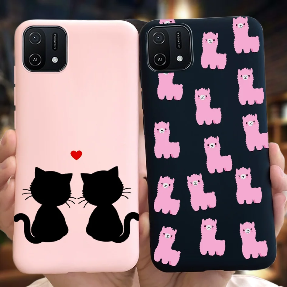 Чехол для OPPO A16K 2021 милый чехол с изображением облака бабочки конфет A16 A16S 4G бампер