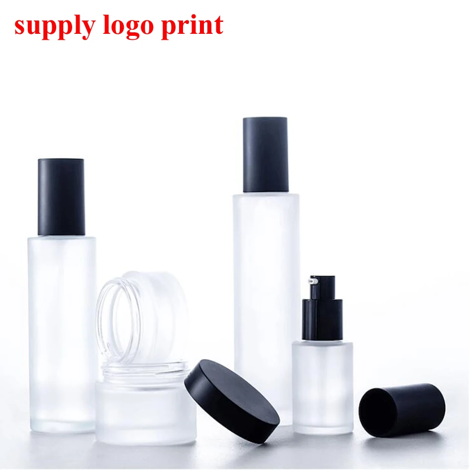 50 шт./лот 30 мл/100 мл Высококачественная бутылка для жидкого лосьона из матового