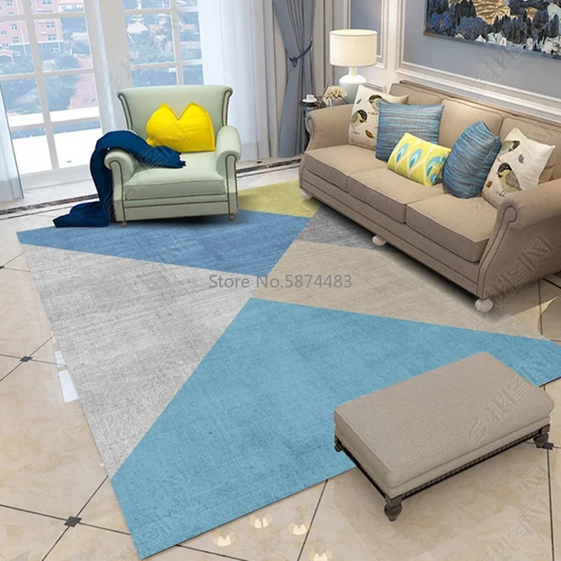 Ковер и ковер в скандинавском стиле для дома гостиной современный 3D с