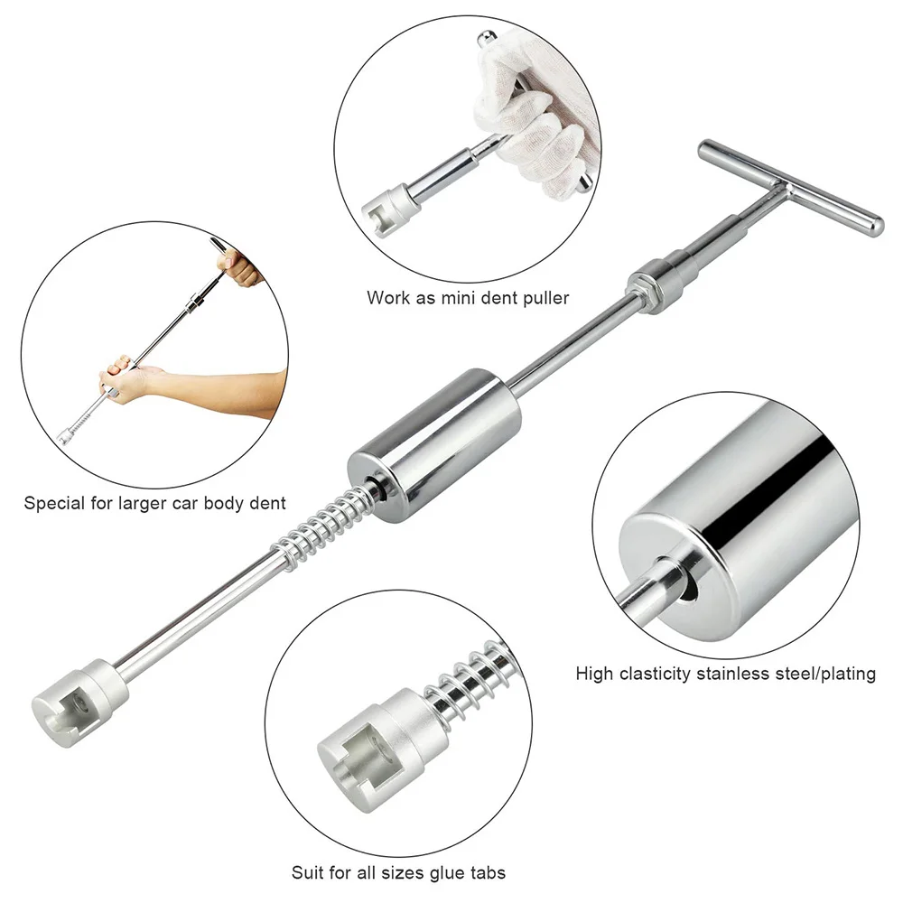 melhor Paintless Dent Repair Tool Auto Dent Extrator Ventosa Corpo Do Carro Reparação De Danos Dent Ferramenta Mão Remoção Puxando Tabs