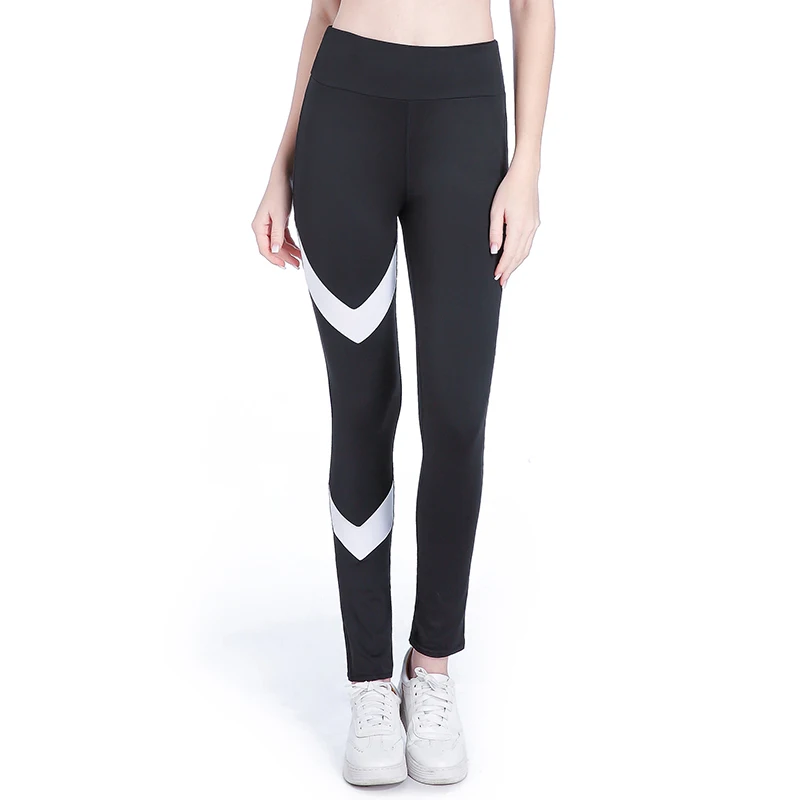 Новинка модные женские леггинсы с высокой талией сшитые Damen трикотажные черные