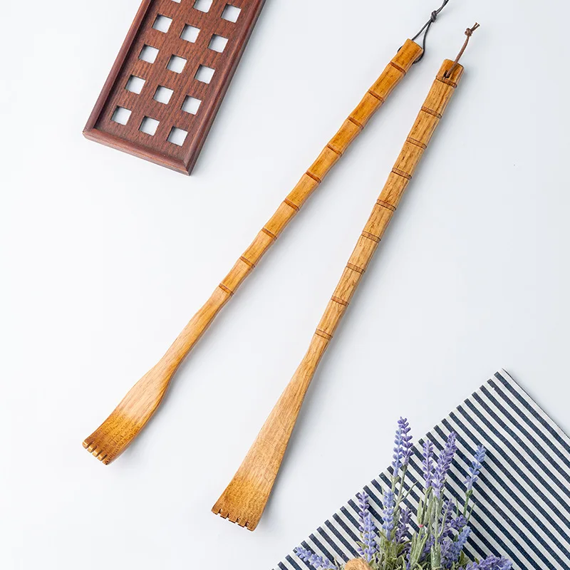 

Tickle Artifact Tickle Long Handle Bamboo Stick Tickle Scratch Back Massage