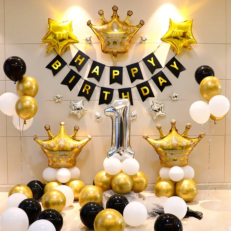 

Девушка мальчик Взрослый день рождения украшение сцены макет