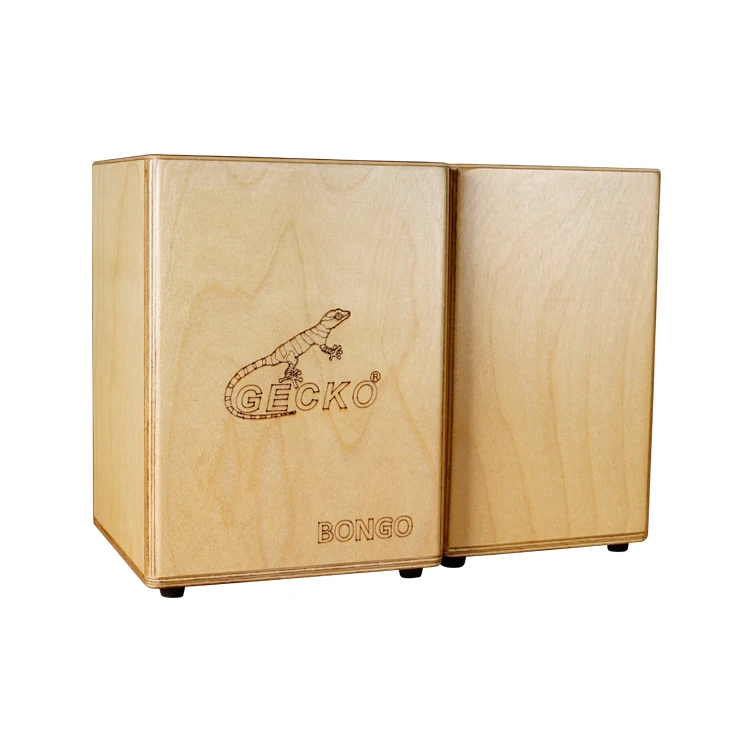 Высококачественный барабан Gecko Cajon корпус из массива красного дерева музыкальный