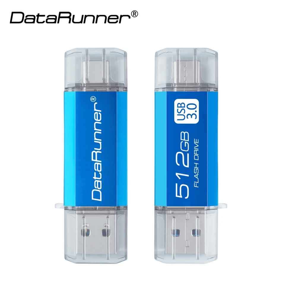 Флеш накопитель DataRunner 2 в 1 USB флеш OTG 512 ГБ 16 32 64 128 256 ГБ|USB флэш-накопители| |