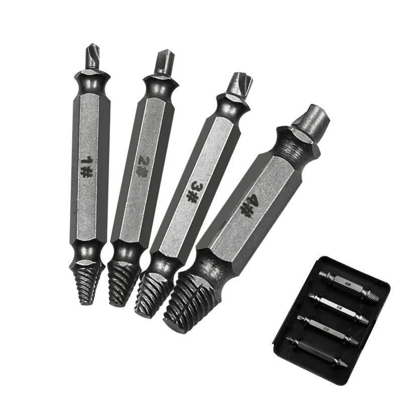 

Bolt Bits Damaged Screw Extractor Guide Tool Remover Woodworking Supplies