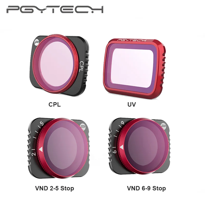 Фильтр для объектива PGYTECH DJI Mavic Air 2 UV CPL профессиональный VND фильтр камеры