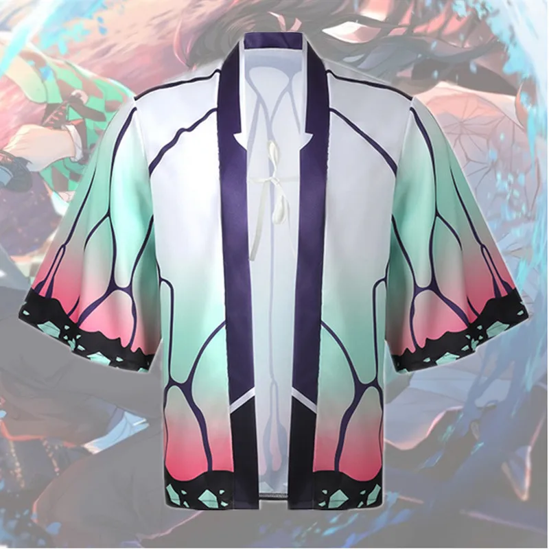 Кимоно для женщин и мужчин с 3D-принтом японское аниме крутая уличная одежда