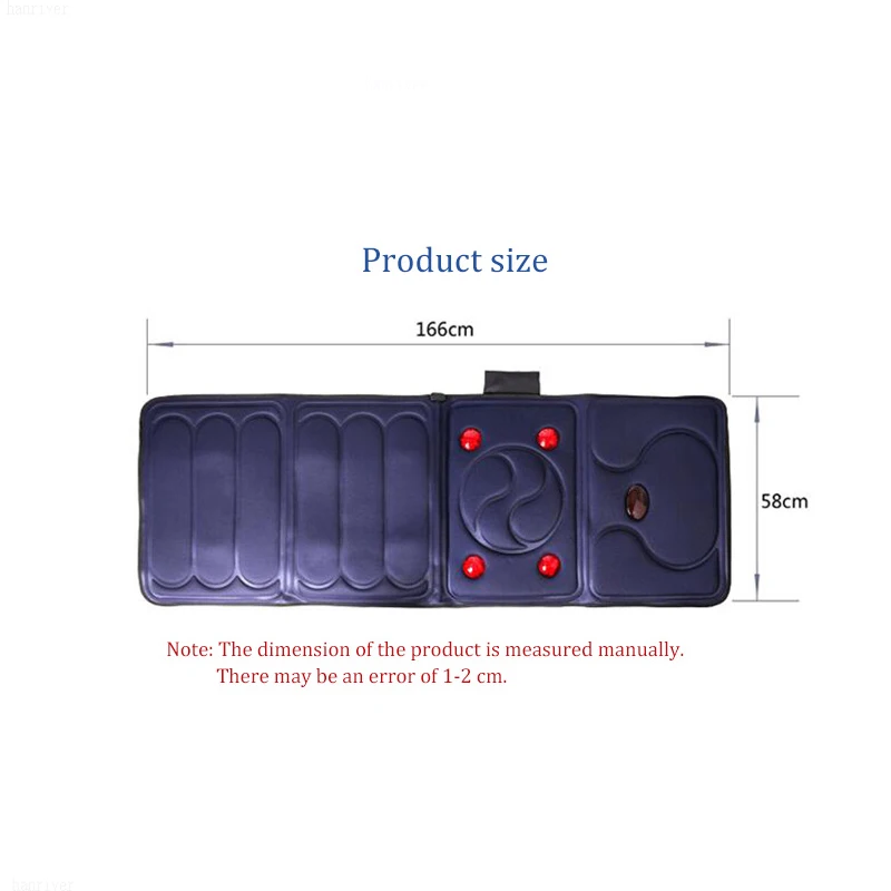 Электрический вибратор массажный матрац дальнее инфракрасное Отопление терапия