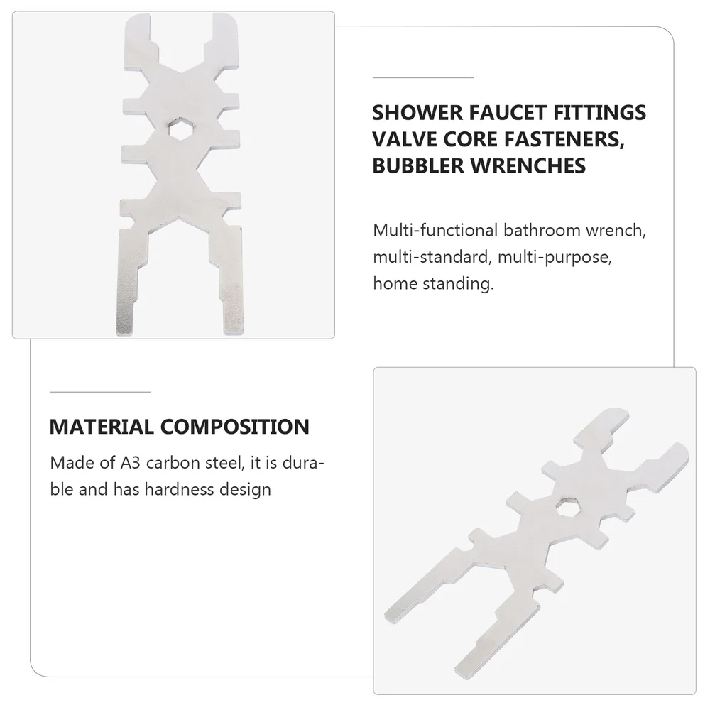 

Faucet Wrench Multi-Function Sleeve Repair Tool Shower Faucet Accessories Core Fixing Parts Bubbler Wrench