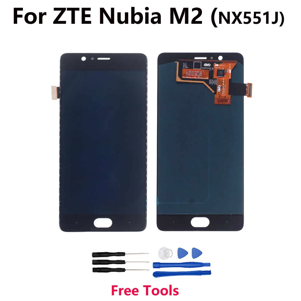 5.5 inch Original For ZTE Nubia M2  LCD Display Touch Screen Digitizer For Nubia M2 NX551J Assembly Repair Parts Screen LCD enlarge