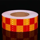 Светоотражающие наклейки для автомобиля, мотоцикла Предупреждение см х 3 мрулон