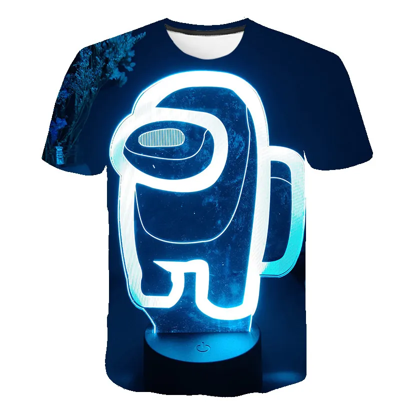 

Game Among We Boys T-Shirt Funny Impostor Graphic Years Children Tops Summer Tee Short Sleeve 3D Cartoon Shirts Kid Tops 4-14