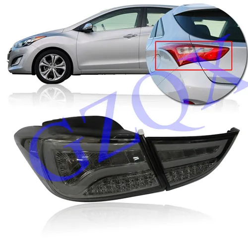 CAPQX 1 пара светодиодный задний фонарь светильник для Hyundai Elantra 2010 новинка 2015 Tuscon