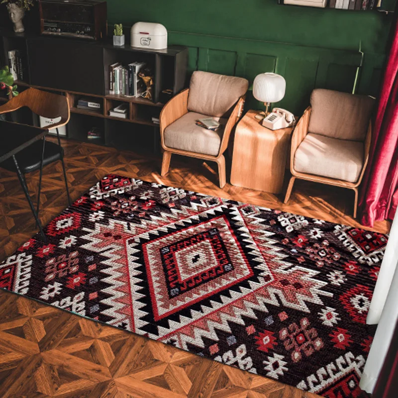 

Bohemia Persian Style Carpets Non-Slip Carpet for Living Room Bedroom Rectangle Area Rugs Boho Morocco Ethnic Tapis Mats