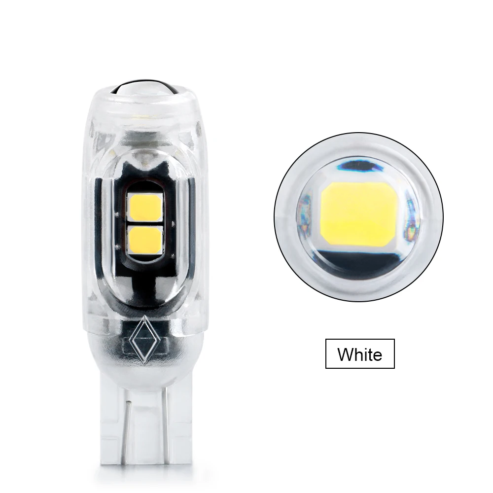 

T10 W5W светодиодный лампы 3030 5SMD авто номерного знака светильник лампа прибора Клин светильник парковочные фары автомобиля светильник s поворота Боковые лампы 12V белого и красного цветов