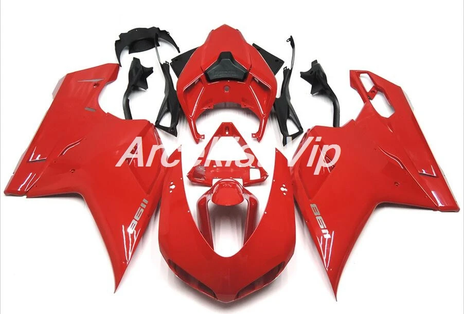 

New ABS Motorcycle Full Fairings Kit Fit for DUCATI 848 1098 1198 1098R Fairing Bodywork Set custom Red Glossy