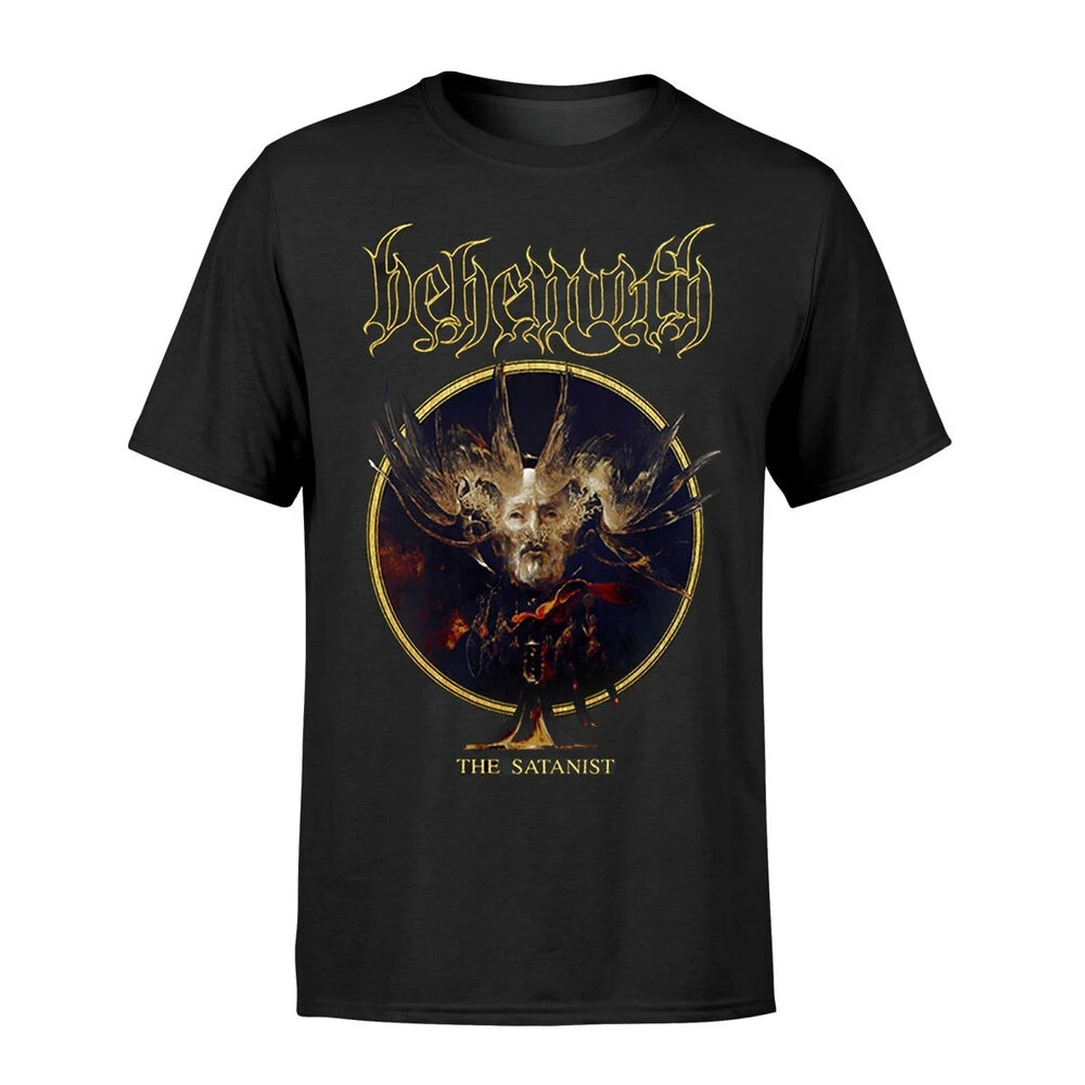 Официальная футболка Behemoth Satanist альбом рок группы Мужские футболки 