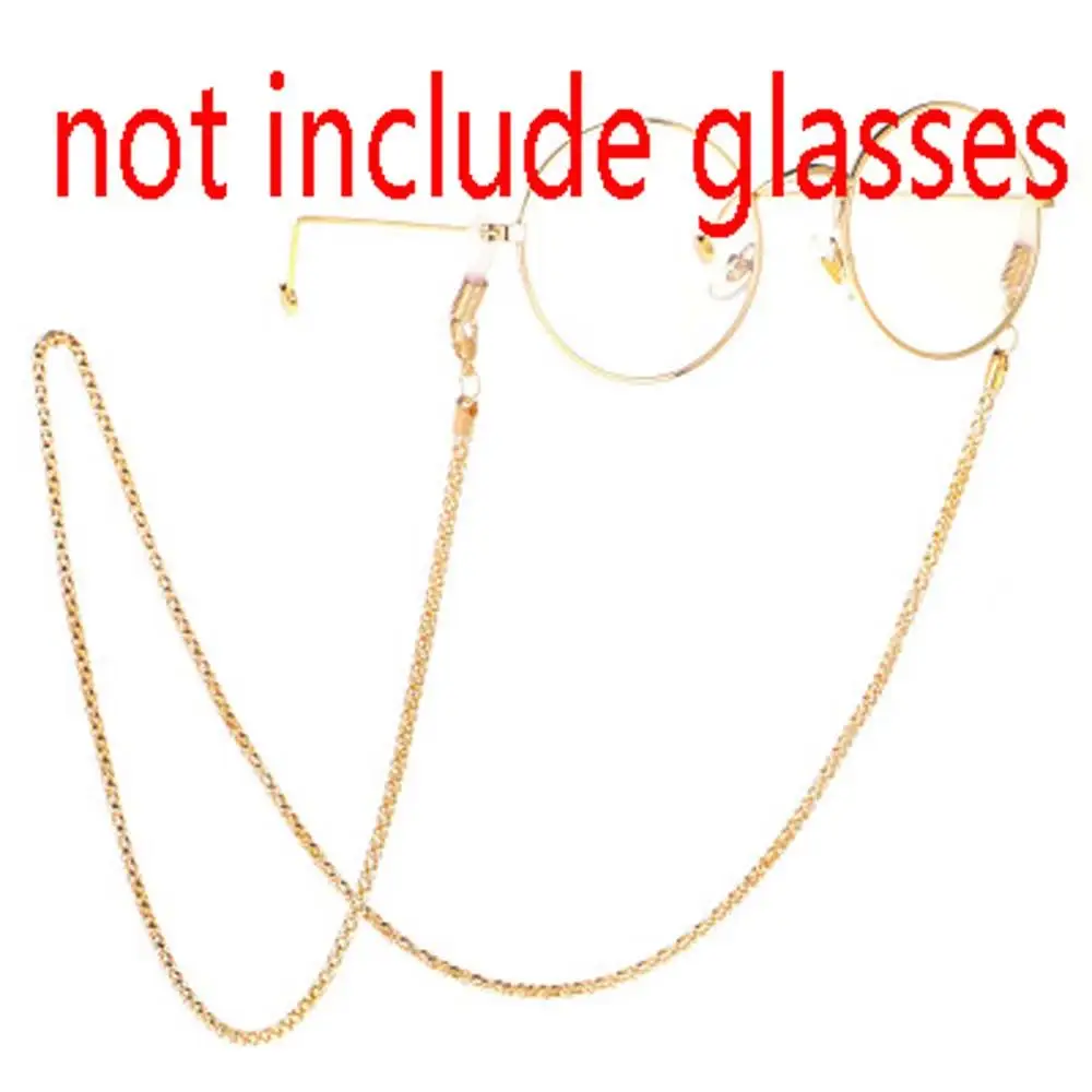 

2020 Metal Cord For Glasses Strap Golden Fashion Men Women Sunglasses Rope Chain Simple Glasses Accessories Sunglasses Chain