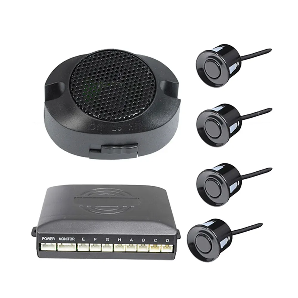 Парковочные датчики без дисплея зуммер автомобильный реверсивный радар с 4