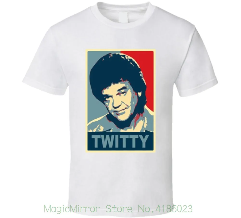 

Conway Twitty Retro Country Music T Shirt Top Tee 100% Cotton Humor Men Crewneck Tee Shirts