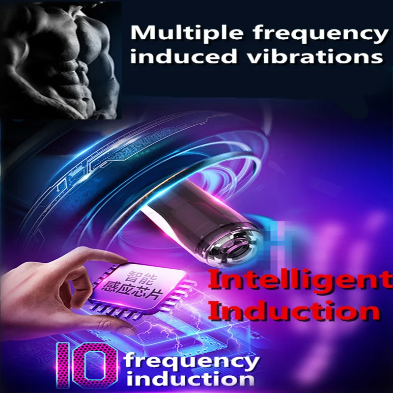 Модернизированная телескопическая ротация 10*10 режимов Мужской мастурбатор