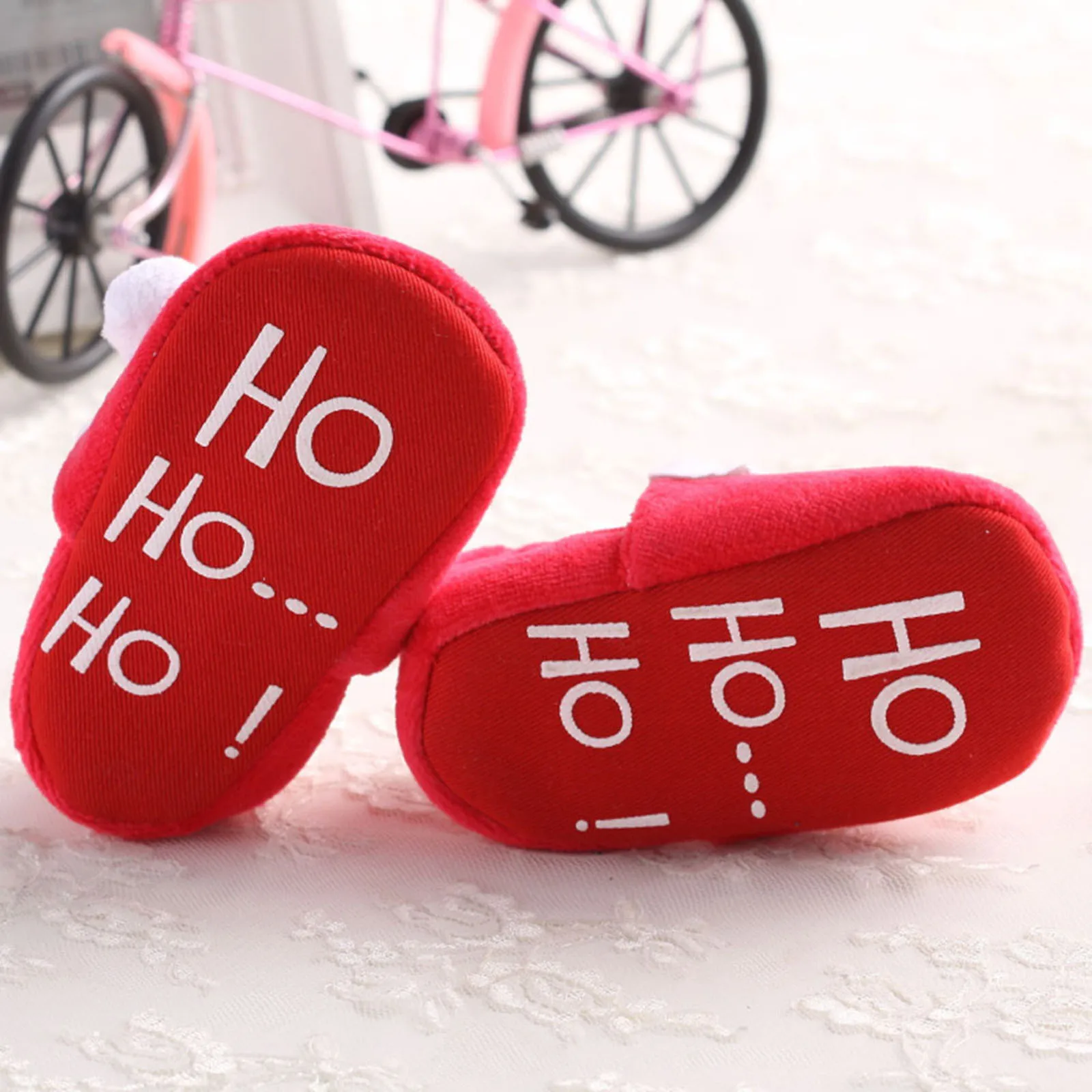 

2020 New Christmas Baby Shoes Baby Boys Girls Winter Warm Santa Claus First Walkers Cute Xmas Baby Boots Crib Free Ship A30