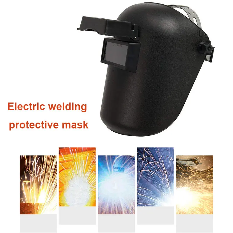 Защитный сварочный аппарат маска регулируемая анти УФ черная электрическая