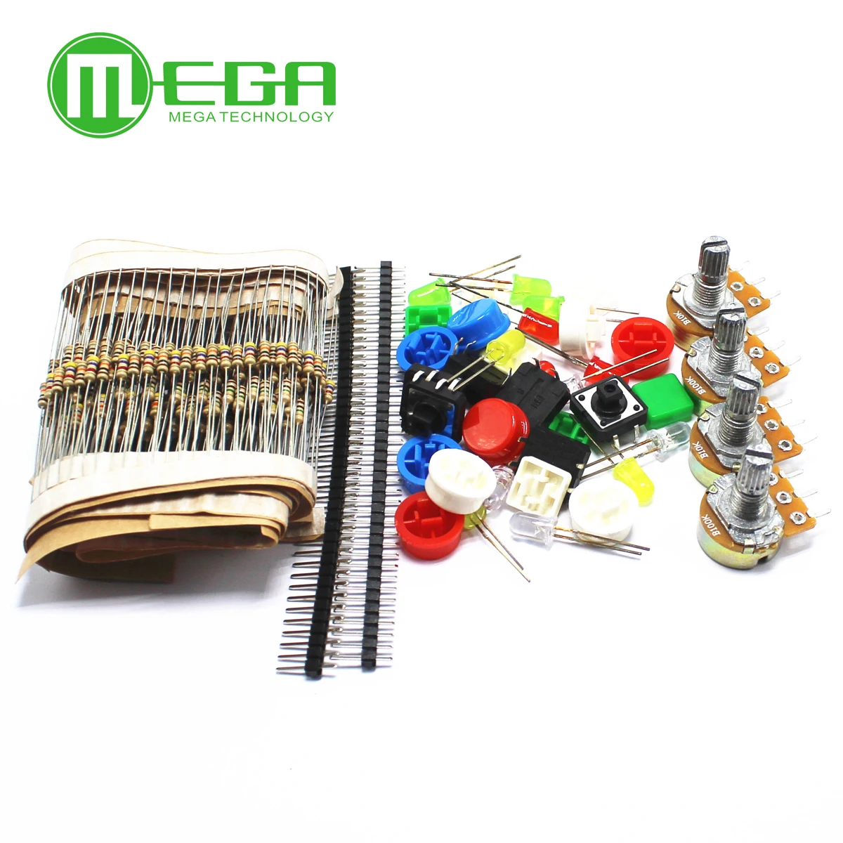 1 набор универсальных деталей удобный портативный резисторов для Arduino стартовый