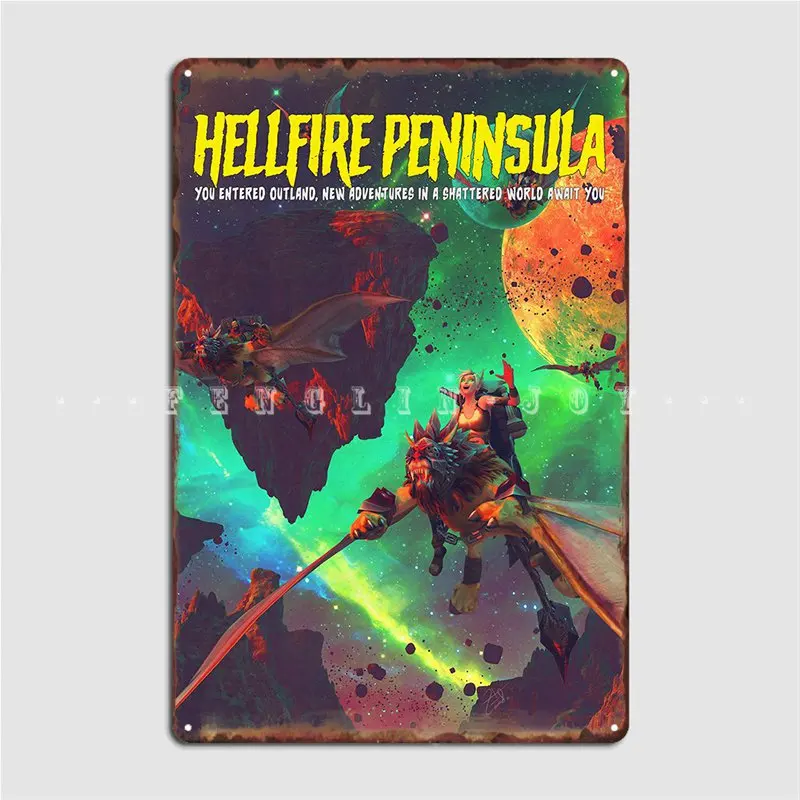 

Hellfire полуостров, новый металлический знак, Клубная вечеринка, винтажный бар, пещера, Настенный декор, жестяной знак, плакаты