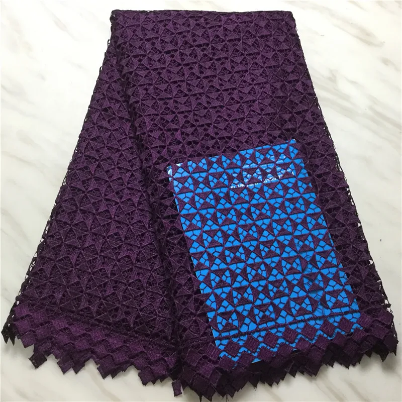 Hot sale purple Embroidered Nigerian Laces Fabric Bridal High Quality French Tulle Lace For Women Dress F16108 | Дом и сад