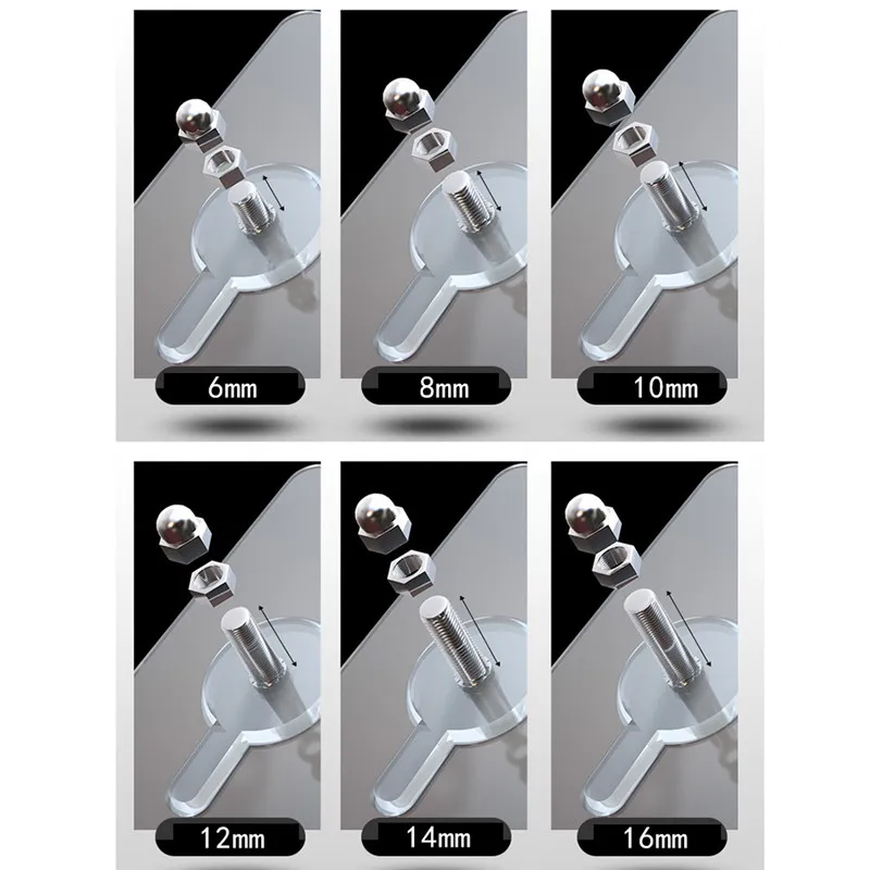 

6pcs White Strong Adhesive Seamless Patch Waterproof Wall Hanging Durable Transparent Kitchen Bathroom Screw Hook Hanger